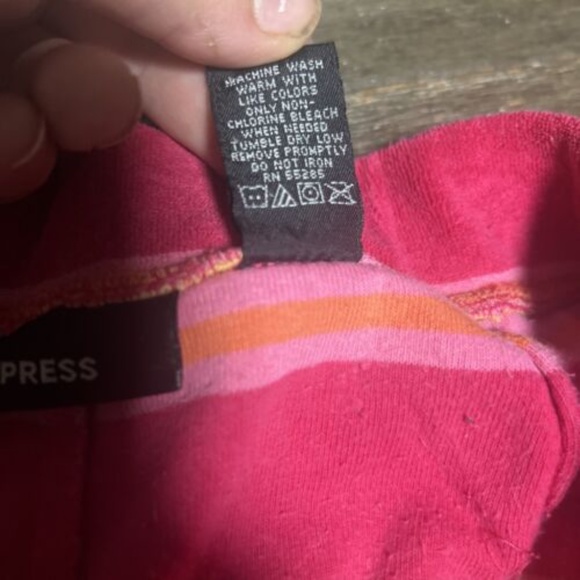 Y2K Express Terry Cloth Shorts Multi Color Small With Pockets No String - Picture 5 of 7